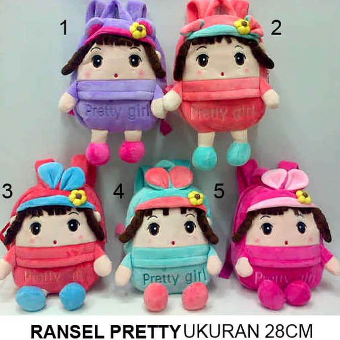 Tas Ransel Boneka Kaki Tangan Pretty Metoo Angela Korea Disney Perempu