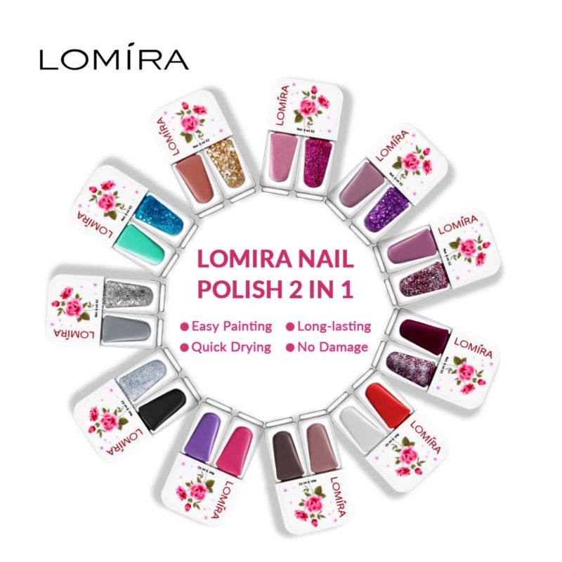 Lomira naik polish 2in1 2x6ml