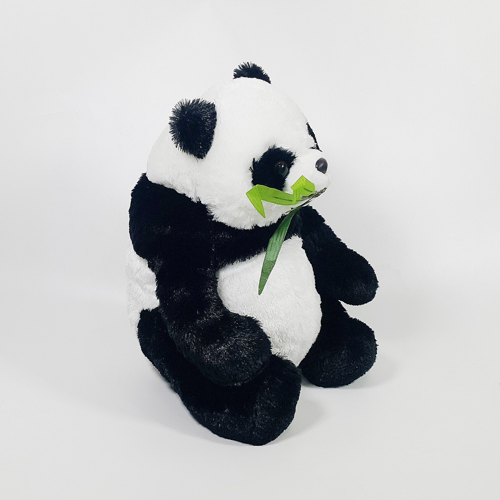 Boneka Panda ISTANA BONEKA Panda Bamboo besar lucu bear panda besar empuk fluffy kiki miu bambu plush black white we bear