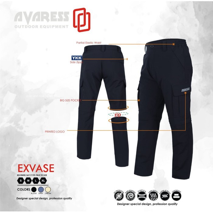 Celana Outdoor Gunung Celana Sambung Avaress Exvase