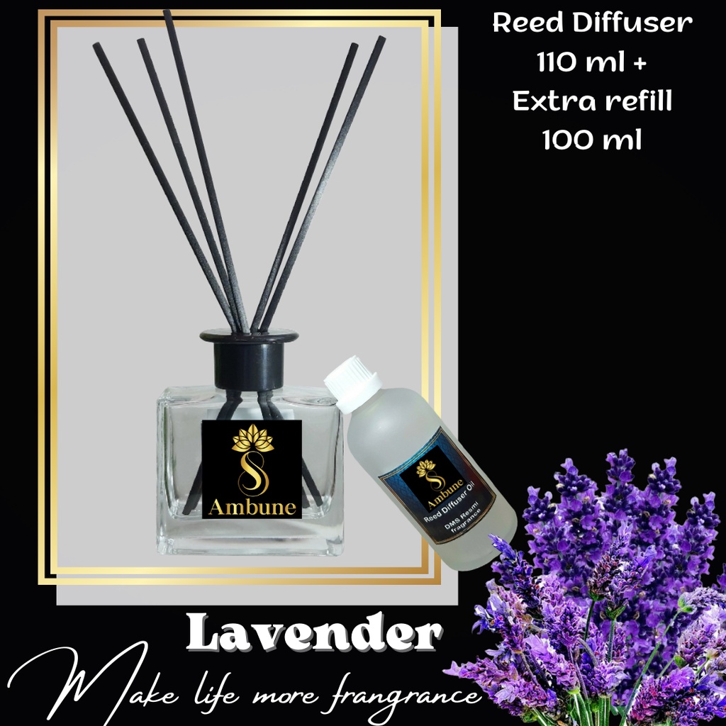 Lavender Pengharum Ruangan 110 ml + Extra refill100 ml