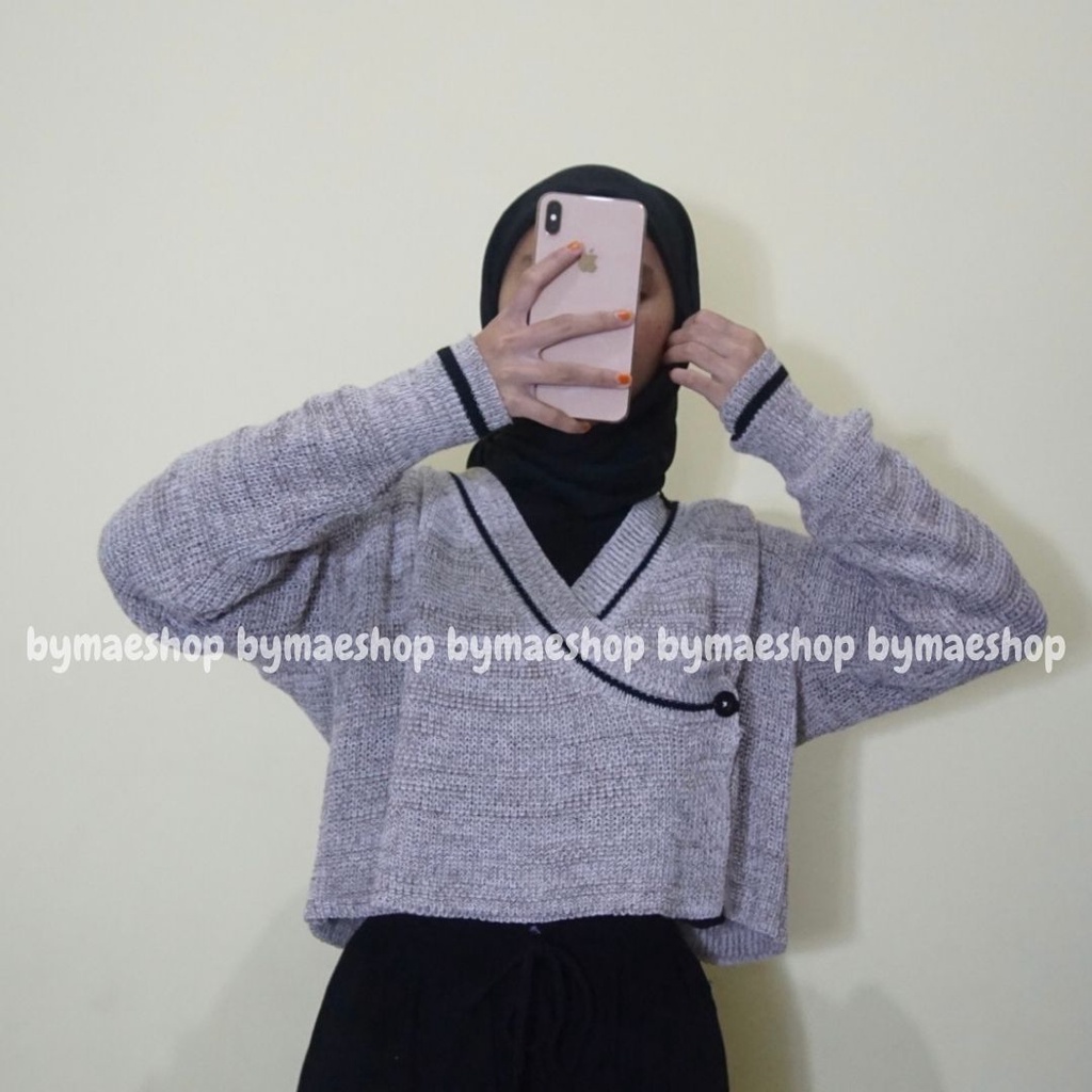 LOLITA TWIST CROP - TWIST CROP - ATASAN CROP WANITA KOREA