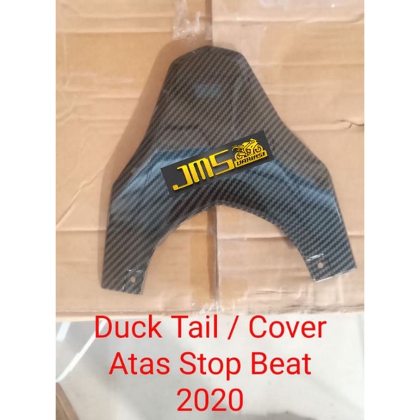 cover tutup carbon tameng dasi plat nomor plus ducktail lampu belakang set beat esp fi new beat deluxe beat street new tahun 2020-2022 zoro