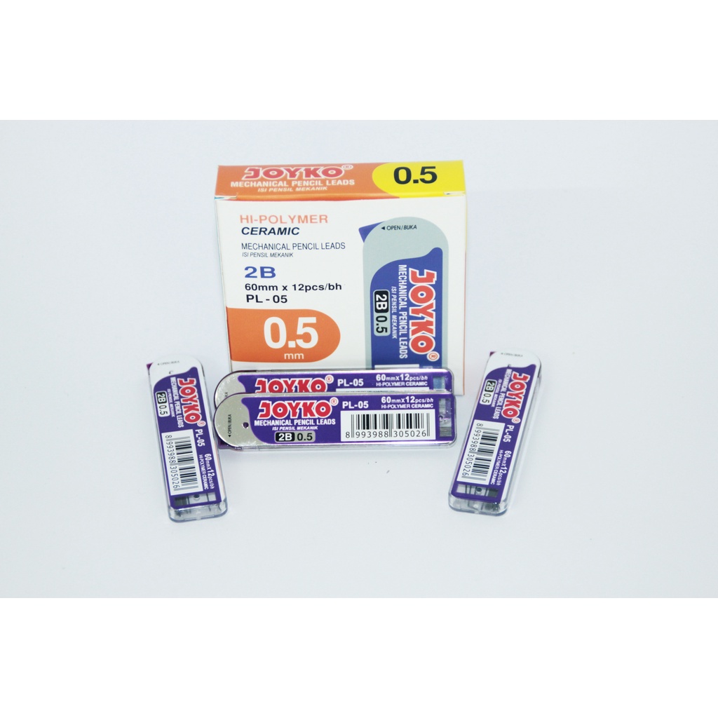 

Refill / Isi Pensil Mekanik Joyko 2B 0,5mm