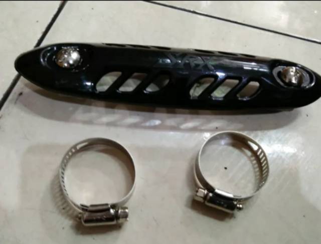 pelindung pipa knalpot klx 150/dtracker + kleman