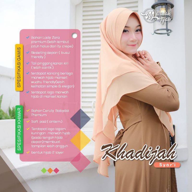 Khadijah Syari by Marwah Hijab