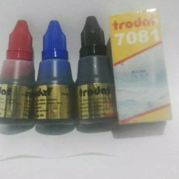 

(Têrcêpát!) Tinta untuk plastik, kaca, keramik, Permanen / Premium / Tahan Air Trodat 7081 ,!