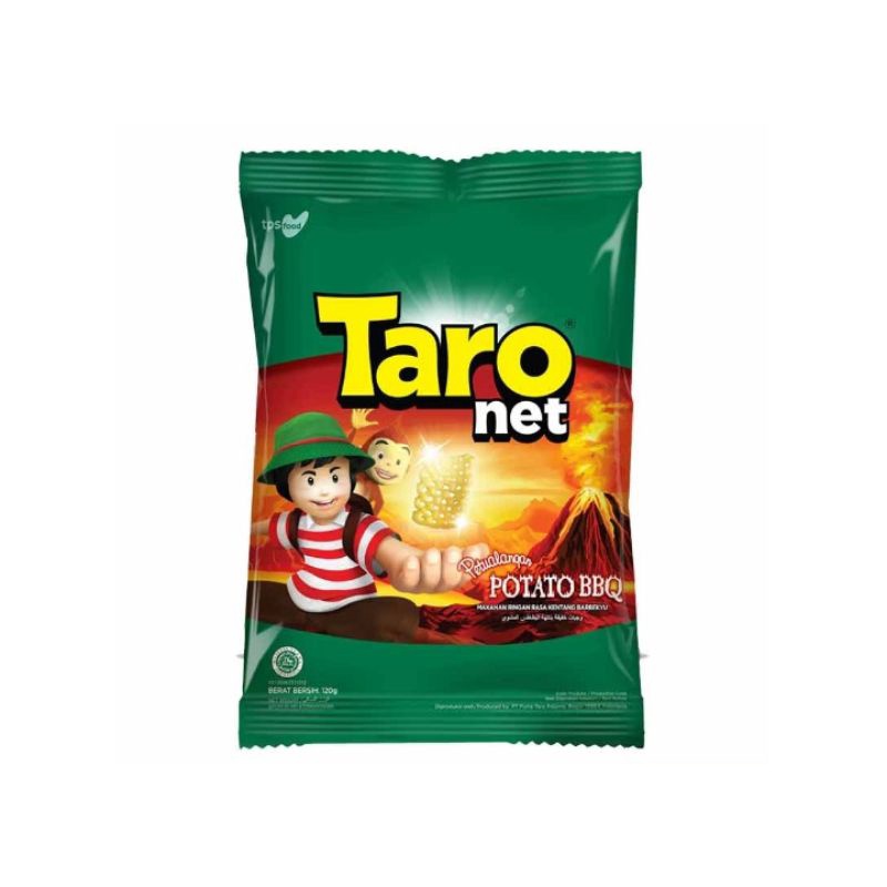 

taro net snack potato baberque 115gr