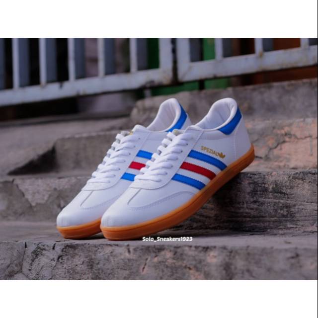 Sepatu Sneakers Adidas Spezial / Samba / Munchen / Hamburg White France Murah