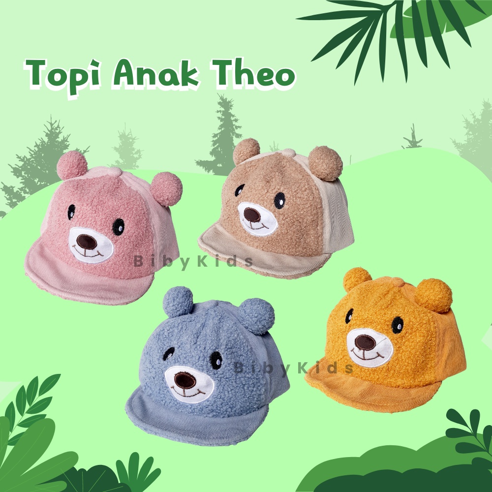 Topi Anak Karakter Lucu Anak Laki Laki Perempuan 1 Tahun Topi Anak Cewek Lucu Polos Aksesoris Anak UNISEX Murah