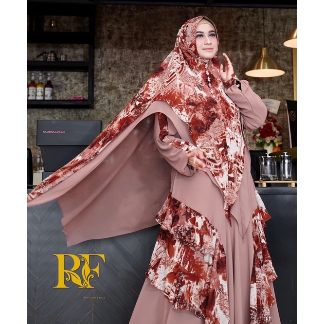 Aliza Syari RF Fashion by Rayhan Co. Brick Ceruty Import