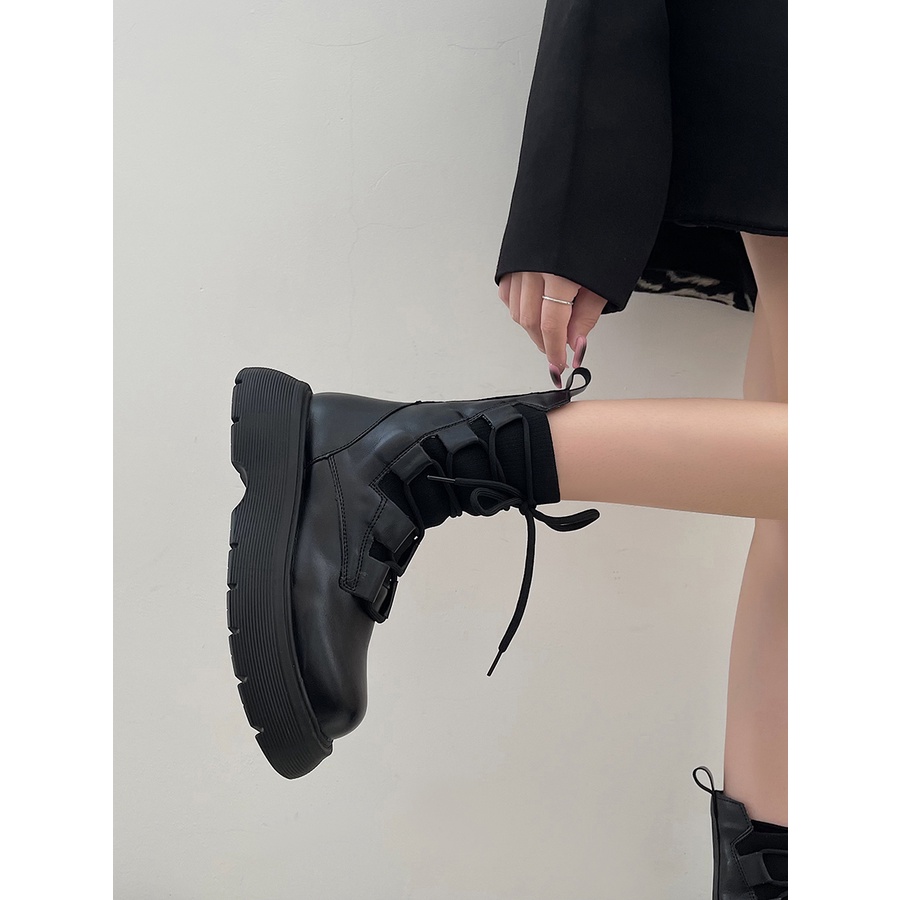 ✅PINKEY P048 Sepatu Boots Wanita Import Premium Quality