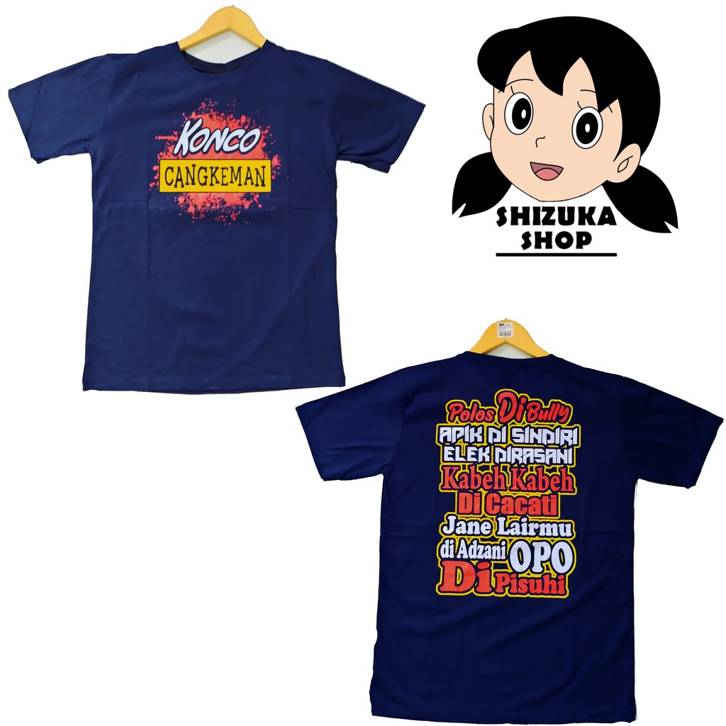 Promo Kaos Kata Kata Konco Cangkeman Shopee Indonesia