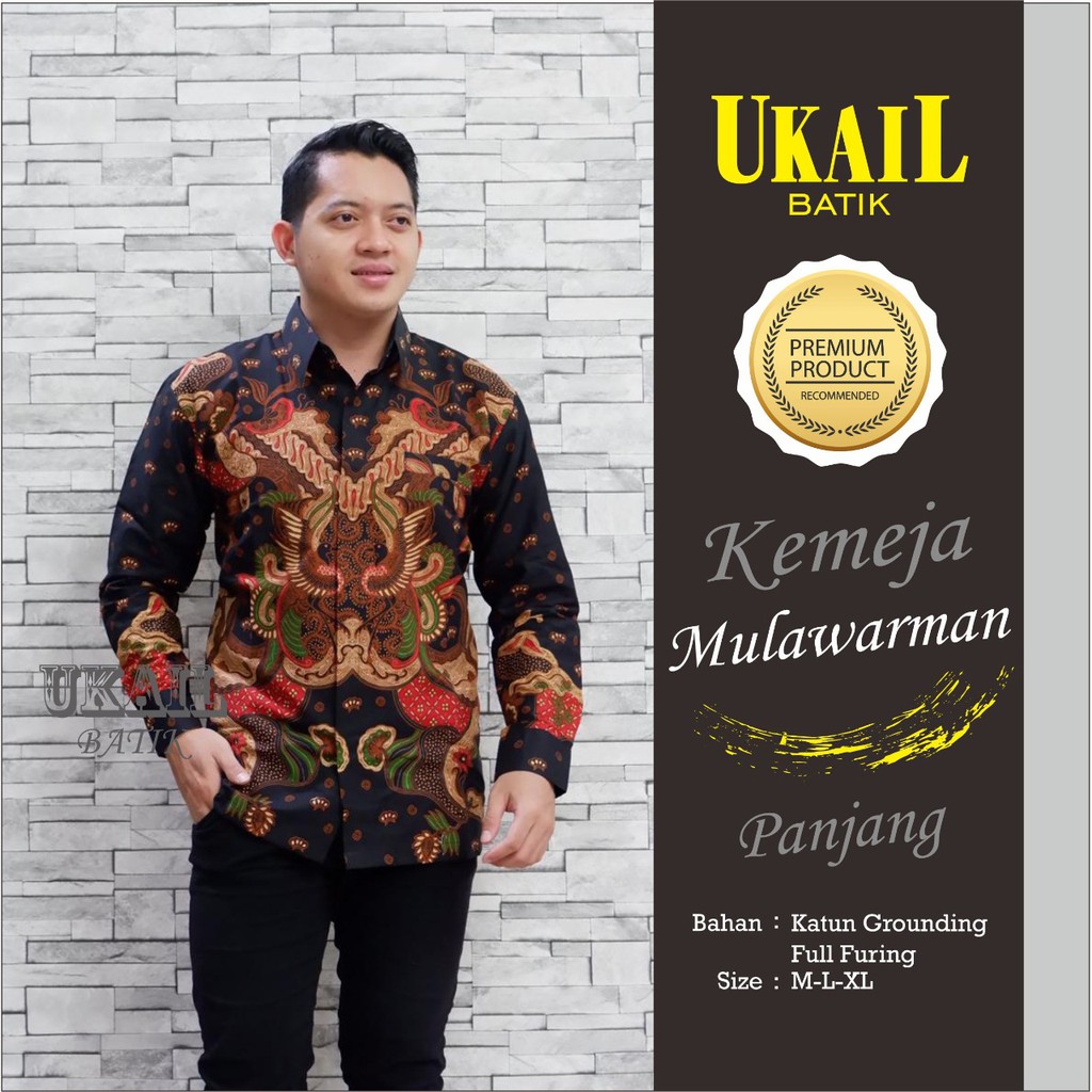 MULAWARMAN UKAIL KEMEJA BATIK SOLO PRIA LENGAN PANJANG LAPIS FURING ATASAN BATIK PREMIUM MODERN KATUN HALUS SALENDRA BIRU MERAK PATI SATYO BIRU PARANG GEDHE PEKSI SANDING ABDI SUMEBAR DWI ANGSA MANUK ALAM SALENDRA BIRU PUTRO PEKSI MANUK ALAM WAYANG PRABU