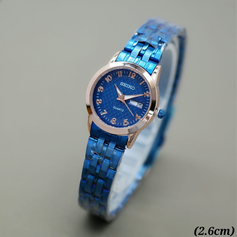 Jam Tangan Seiko Wanita 7588 Fashion Tanggal Hari Aktif