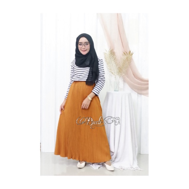 ROK PLISKET / rok plisket mayung / rok plisket hyget / rok panjang plisket