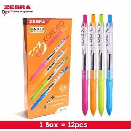 

PULPEN GEL ZEBRA KOKORO / GEL PEN KOKORO [LUSIN[