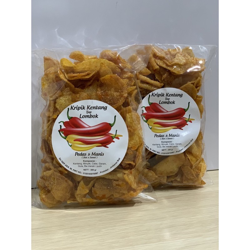 

Keripik kentang tjap Lombok