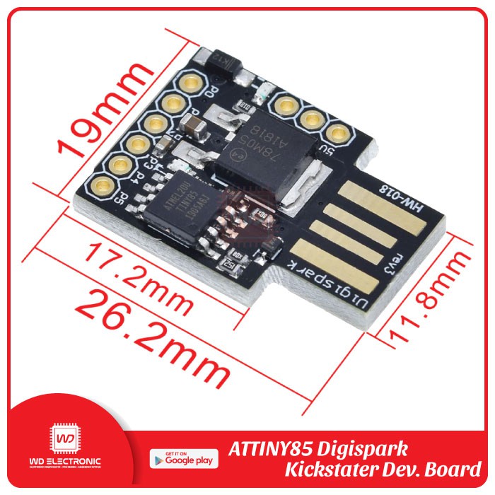 ATTINY85 USB Development Board ATTINY85 Module