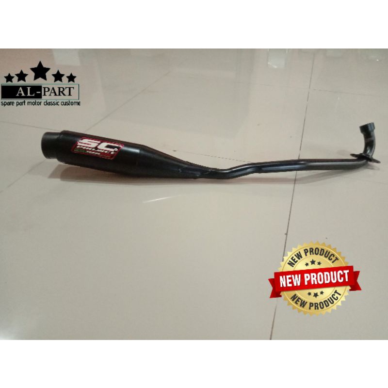 Knalpot racing Sc project supra x125-karisma