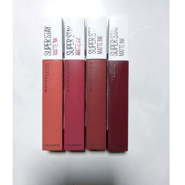 Maybelline Superstay Matte Ink Liquid Matte Lipstick  Delicate Initiator Versatile Seeker Amazonian