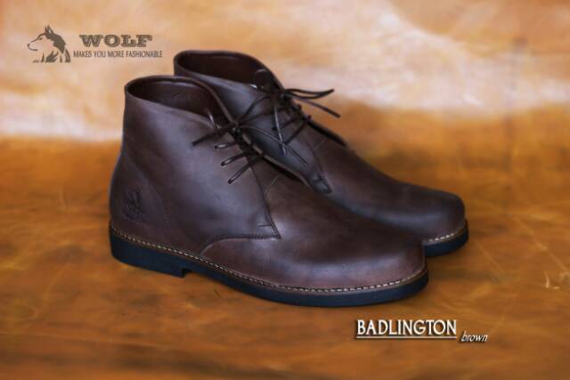 SEPATU BOOT KULIT ASLI WOLF BADLINGTON ORIGINAL