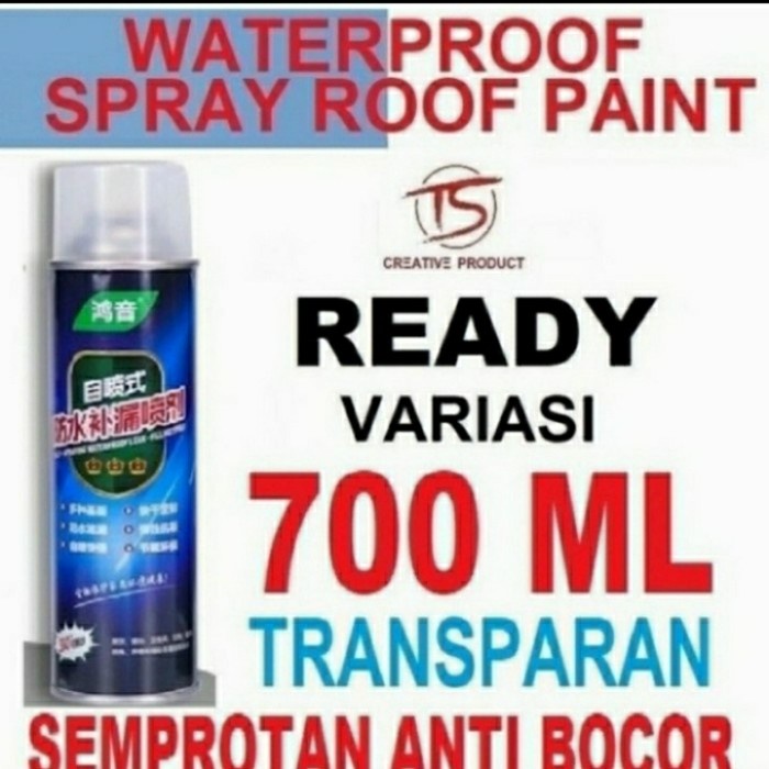 Anti Bocor - Spray Anti Bocor penambal Tembok dinding Atap 700ml - Transparan