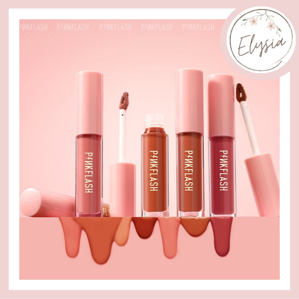 [TERMURAH] PINKFLASH Lasting Matte Lip Cream | Lipcream | Pink Flash | BPOM PF-L01