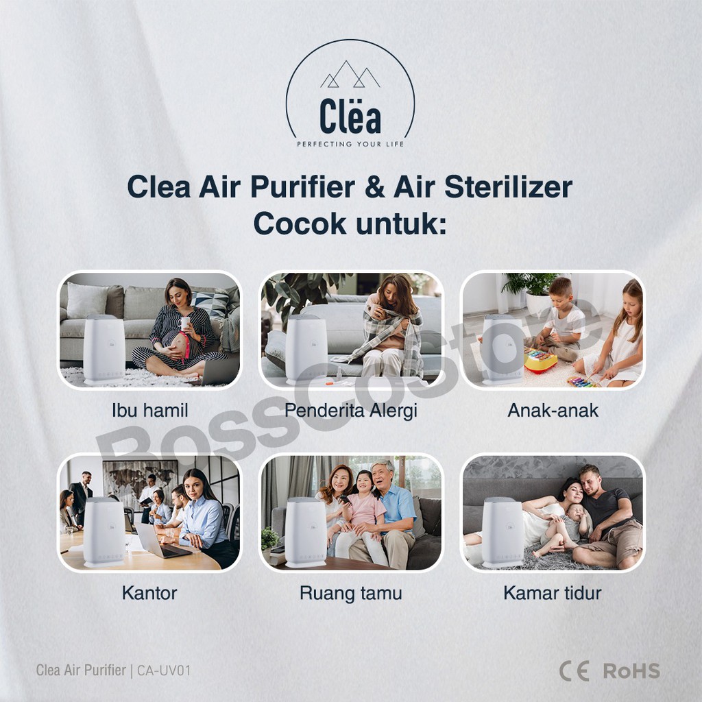 Clea air purifier KHUSUS SAMEDAY DAN INSTANT pembersih udara penjernih udara bergaransi original