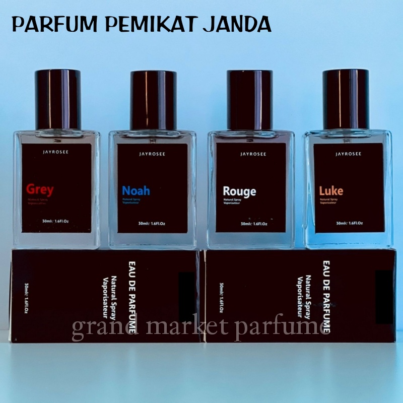 Parfum Pemikat Pasangan Jayrosse Jayrosee Jayrose Grey Rouge Noah Luke - Parfum Pria Wanita Best Seller Inspired By Jayrosse