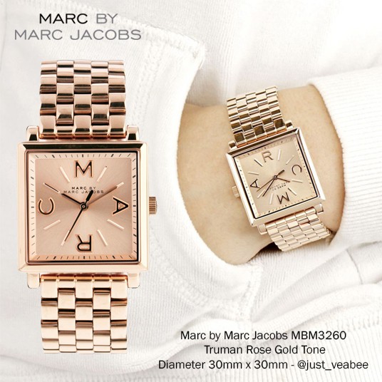 JAM MARC JACOBS MBM3260 TRUMAN ROSE GOLD