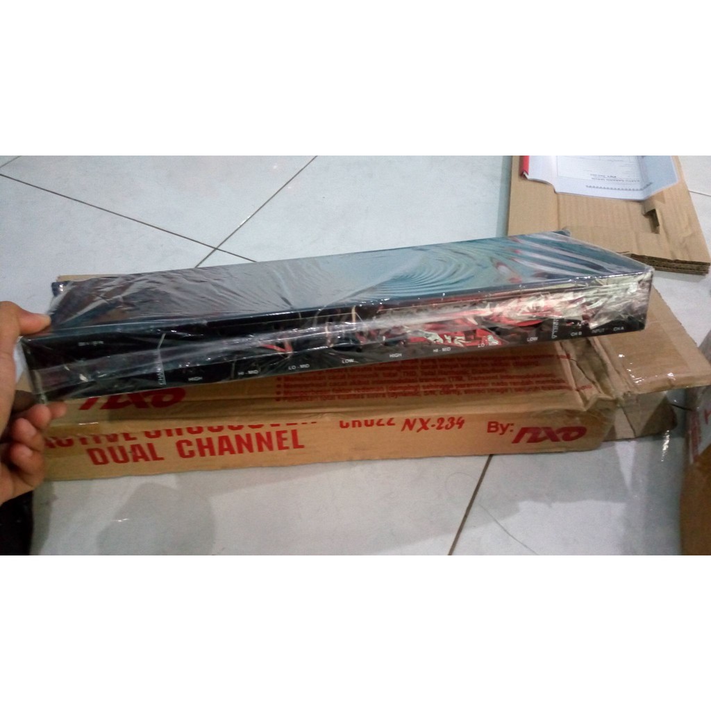 Box Crossover Aktif NXO 4Way Bahan Besi Tebal Box Cross NXO 4 Way Bahan Plat Tebal