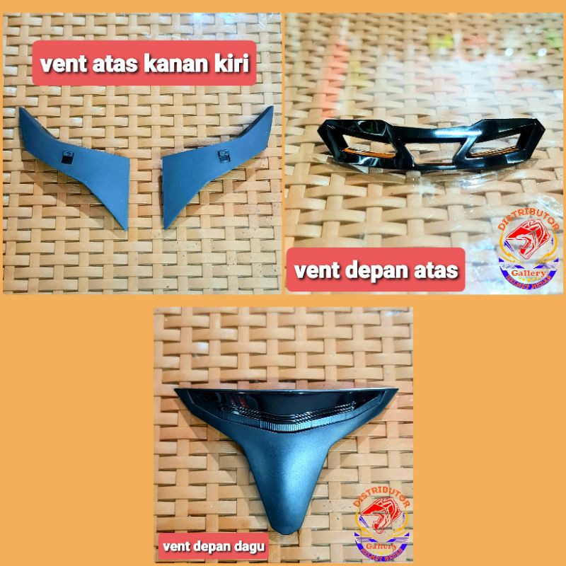 Spare Part KYT TTC Ventilasi HELM KYT TT COURSE ORIGINAL