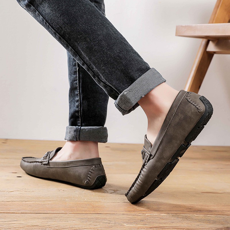 Sepatu Kasual Pria Slip On Sepatu Formal Fashion Sepatu Terbaru Keren Sepatu Kerja Loafers Bagus