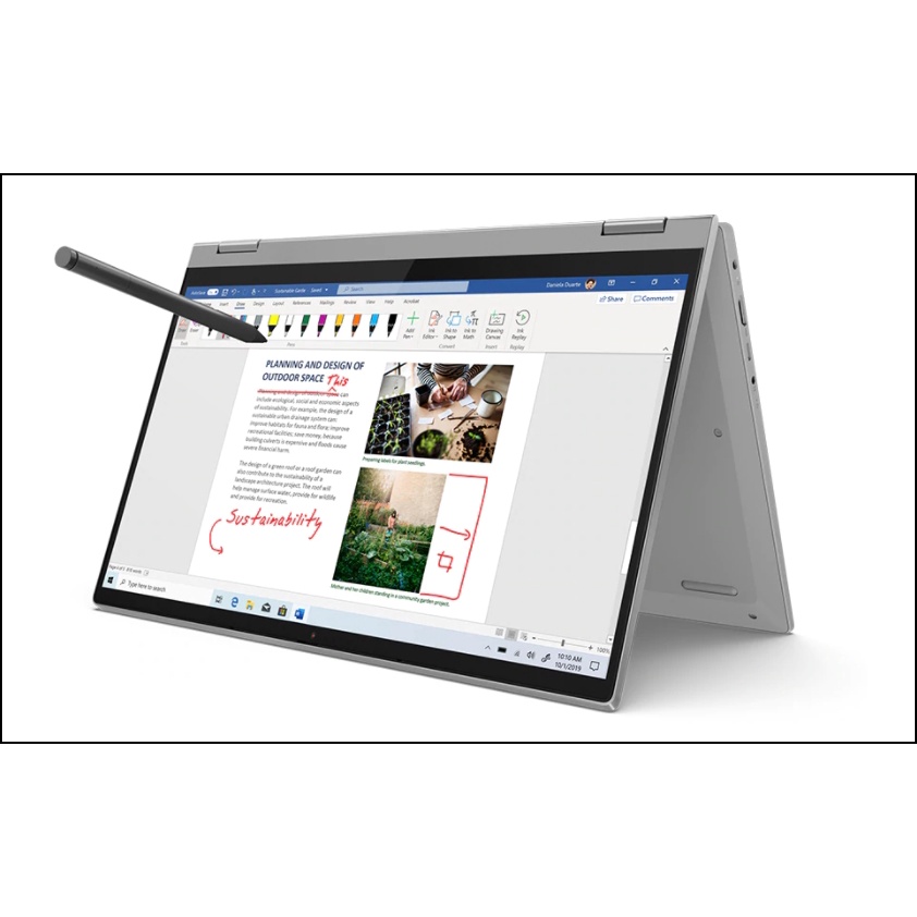 LENOVO FLEX 5 PENTIUM GOLD 7505 RAM4GB SSD256GB FHD TOUCHSCREEN WINDOWS 10 &amp; OHS ORIGINAL