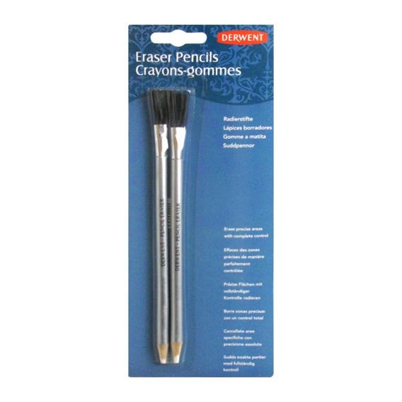

DERWENT Eraser Pencils with Brush