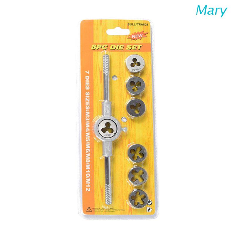 Mary 8pcs / Set Kunci Pas Metrik M3 / 4 / 5 / 6 / 8 / 10 / 12 Adjustable