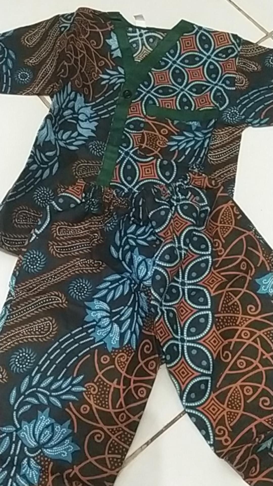 Best Seller Setelan Batik Piyama Anak Bayi Balita Cewek Cowok Kekinian Dan Adem Banget