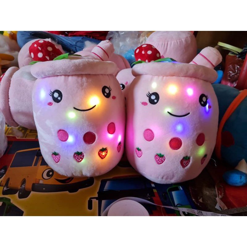 Boneka Boba Es Krim Led Boneka Boba Es Ice Cream Strawberry Led Boneka Boba Led Boneka Boba Murah Boneka Bayi Lucu Murah Boneka