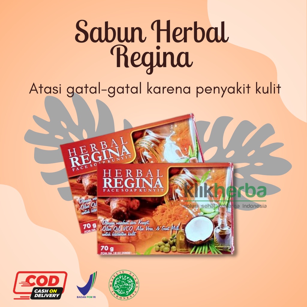 Sabun Panu Kurap Kudis Jamur dan Gatal-gatal Terbukti Ampuh - Herbal Regina Original BPOM & Halal