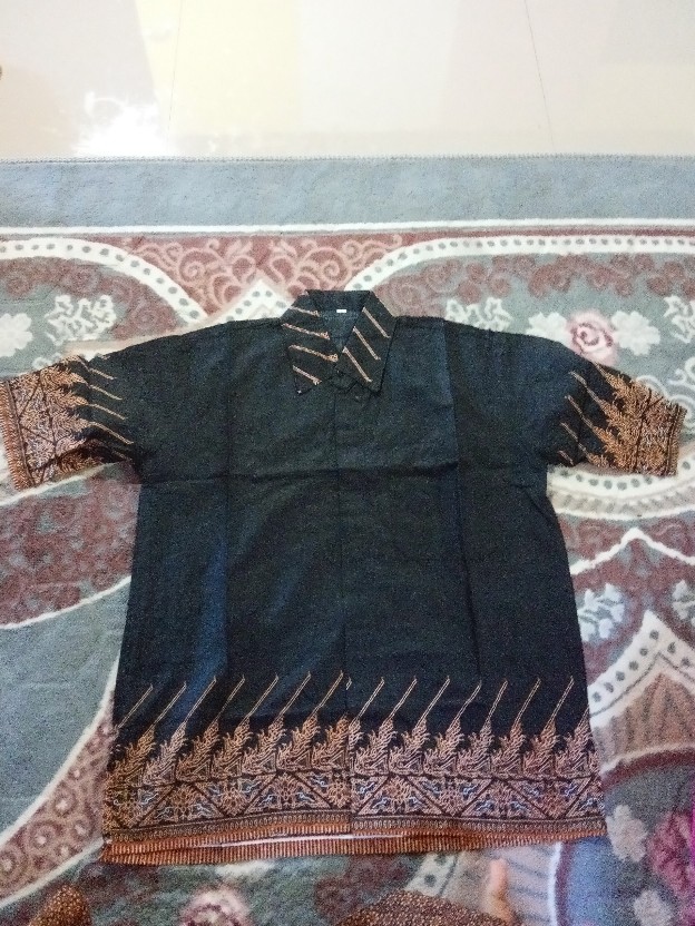 Batik Couple Keluarga Modelterbaru Motif Sorot Tengah, Ada 4 Pilihan Warna