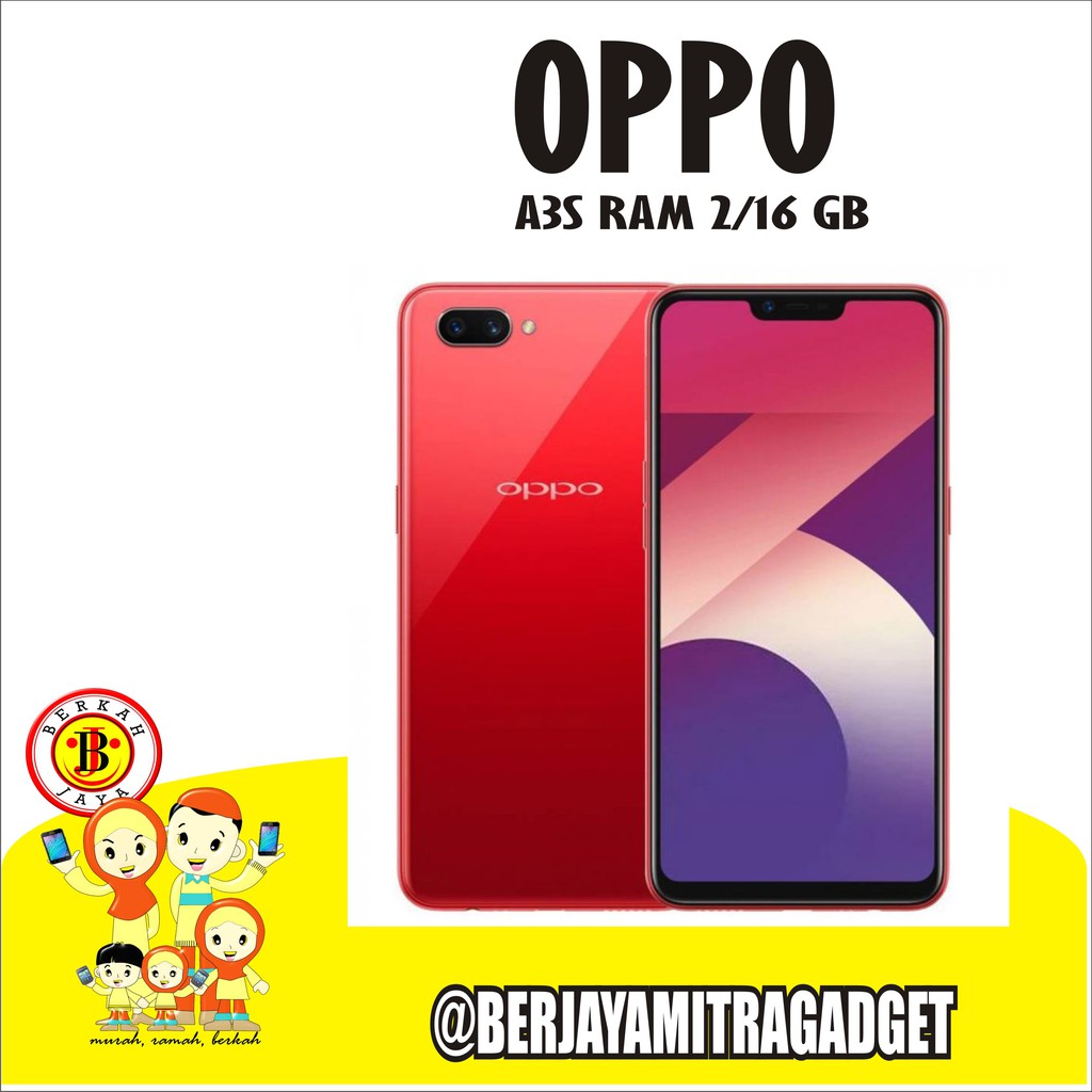 Handphone Oppo A3s Ram 2 GB-Berjayamitra