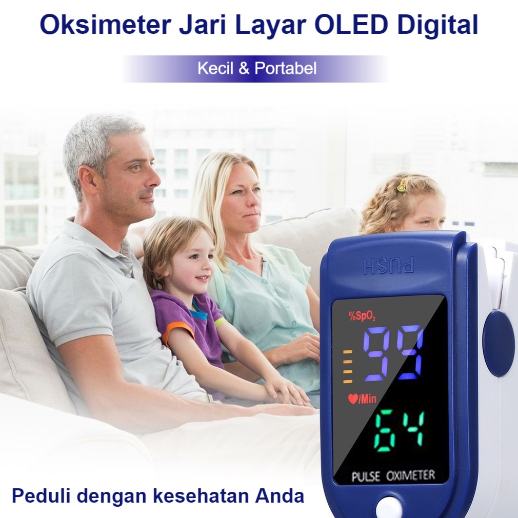 ITS Tensi darah digital otomatis akurat Alat Tensi Darah Digital di jari Akurat Alat Ukur Saturasi Oksigen Oksimeter Bagus Alat tensi darah digital akurat lengkap ori