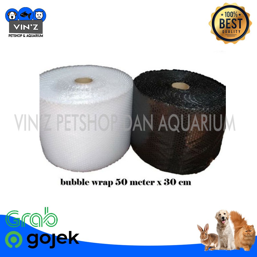 

Buble Wrap Per Roll Perlengkapan Packing Ukuran 30 x 50m Hitam Putih