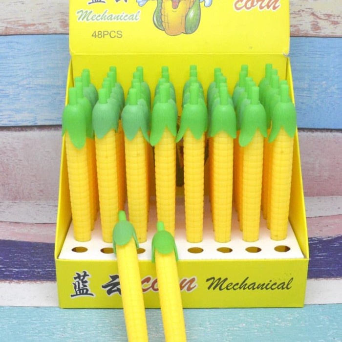 

Cuci Gudang Pensil Mekanik Motif Jagung 48Pcs Gilaa!!!