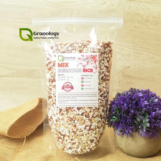 

Mix Shirataki Rice 1 Kg (Shirataki, Beras Merah & Beras Coklat) Supplier