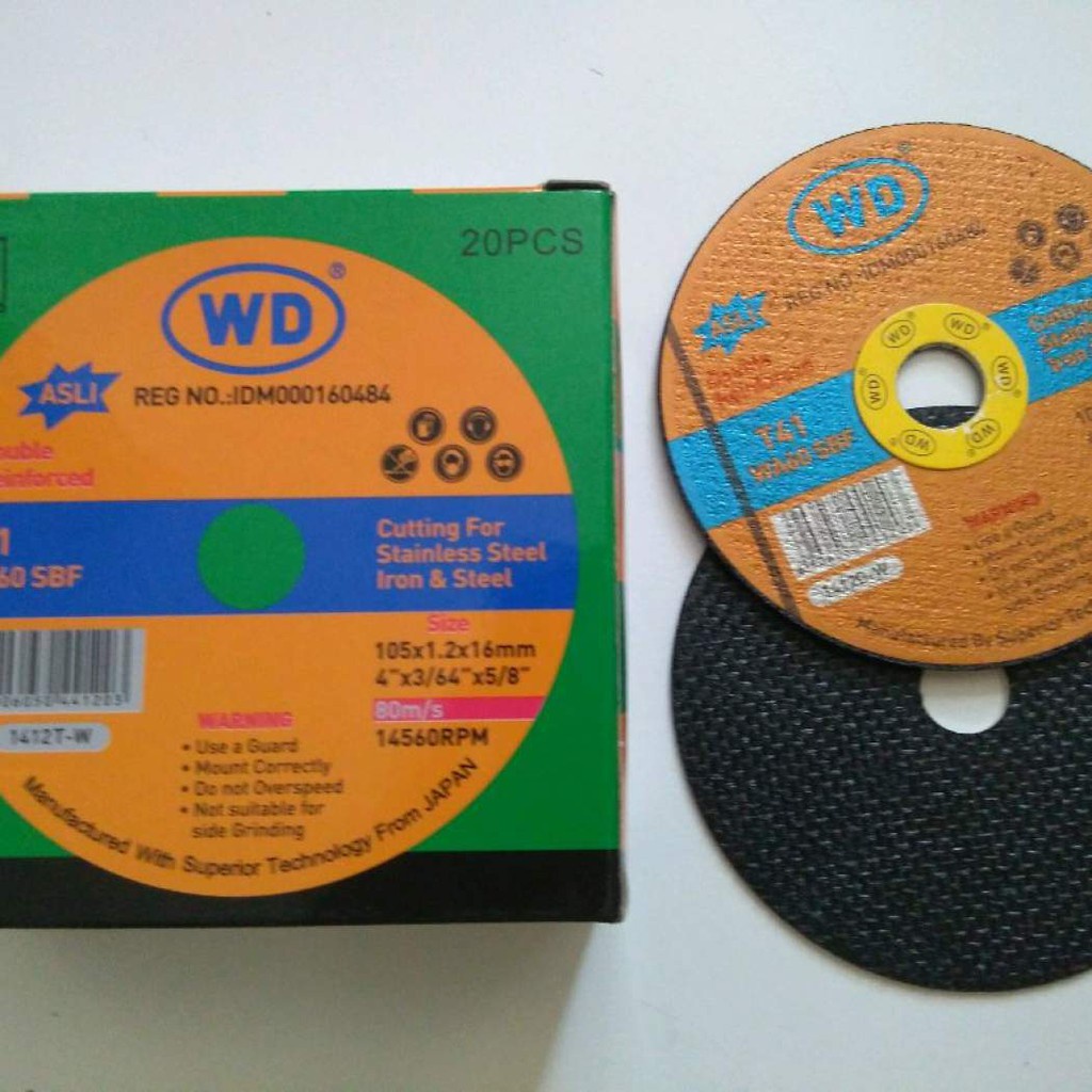 BATU GERINDA POTONG/MATA GERINDA POTONG WD 4 INCH (PER DUS)