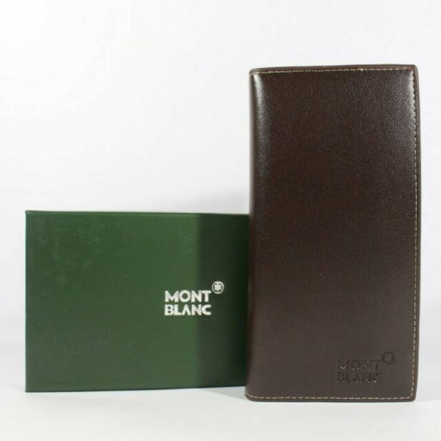 Dompet Pria Branded Import MONTBLANC BROWN (Bahan Kulit) ORI 100%