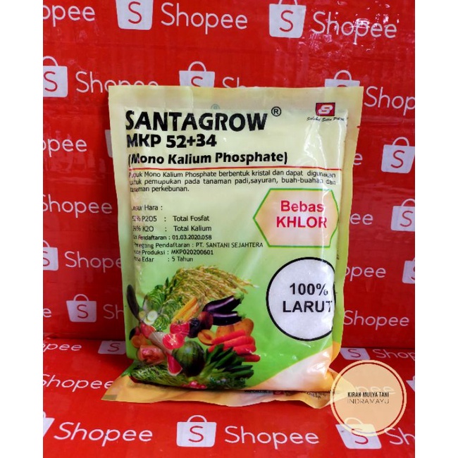 MKP Santagrow 1kg nutrisi pembuahan