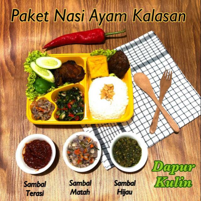 

Paket Nasi Ayam Kalasan